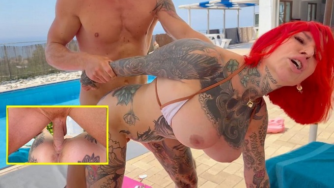 Cat Coxx Gummi weg XXL Schwanz zerlegt mir blank die FOTZE