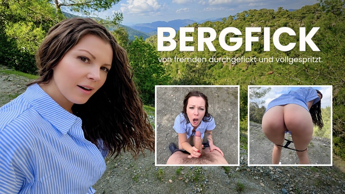 LARA LOVE Bergfick vom fremden durchgefickt und vollgespritzt Hättest du es auch getan