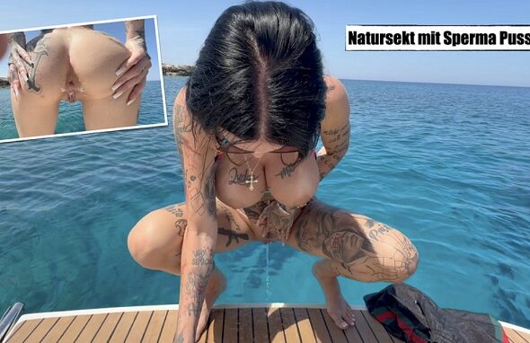 Maja Bach Natursekt mit SPERMA PUSSY