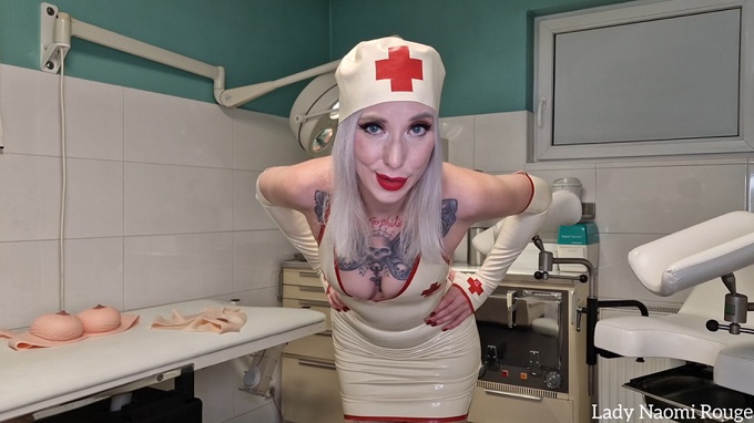 Lady Naomi Rouge Bizarre Geschlechtsumwandlung POV OP in meiner Fetischklinik